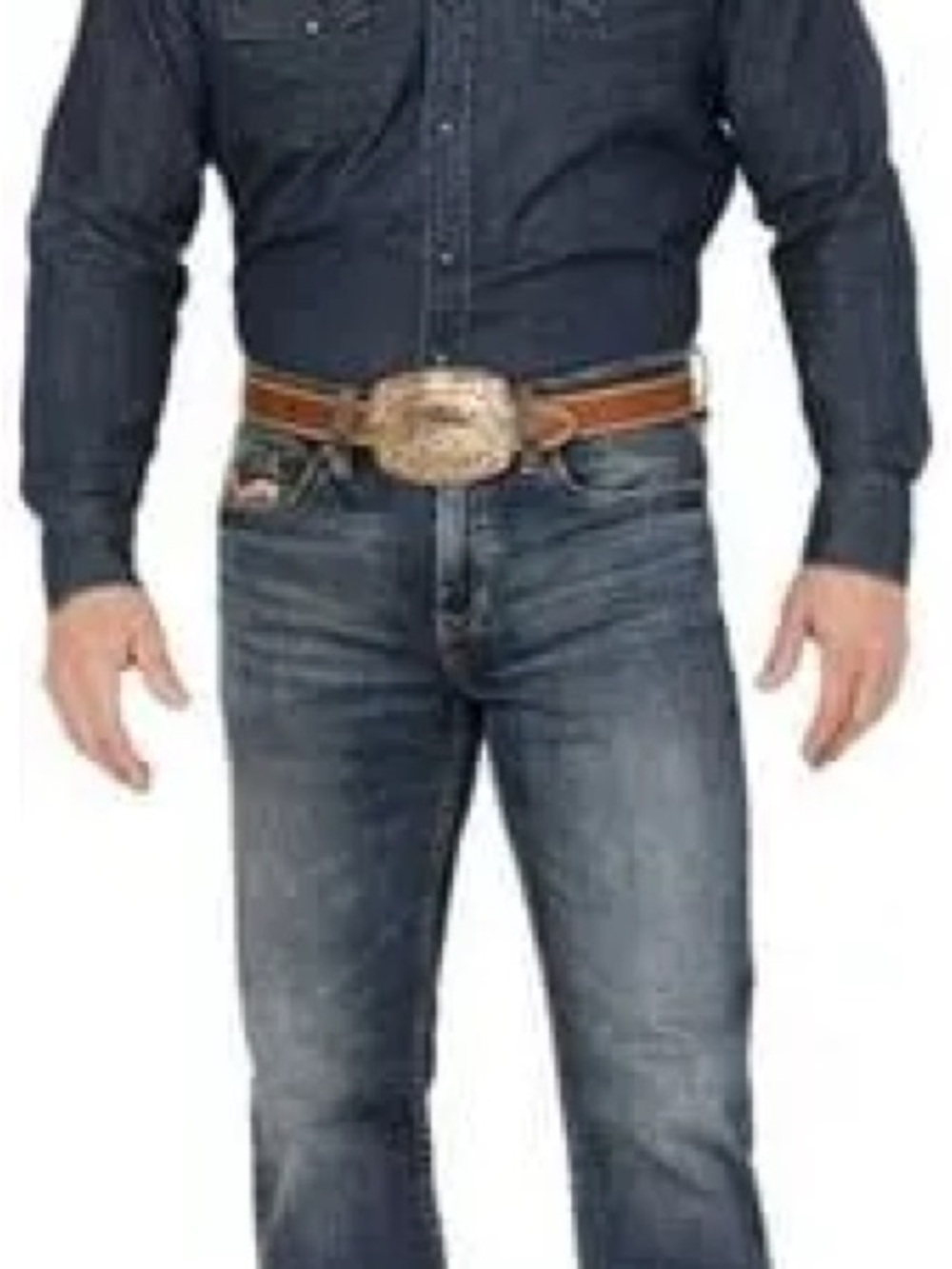 Men's Bootcut Jeans in Dark Wash